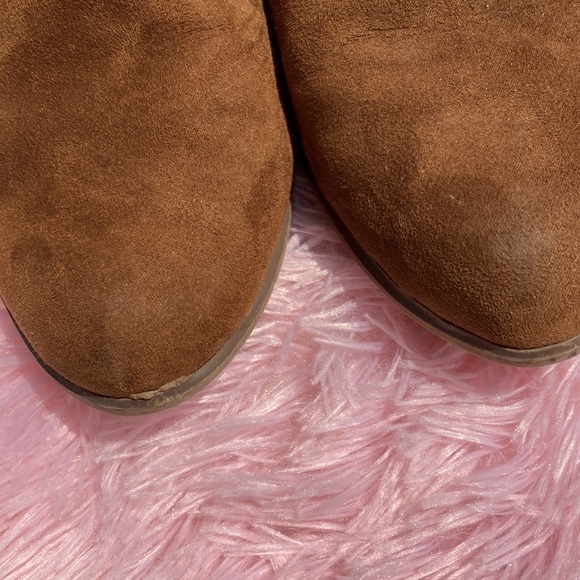 Esprit pointed toe Timber booties with zip closure size 8 - Picture 9 of 12